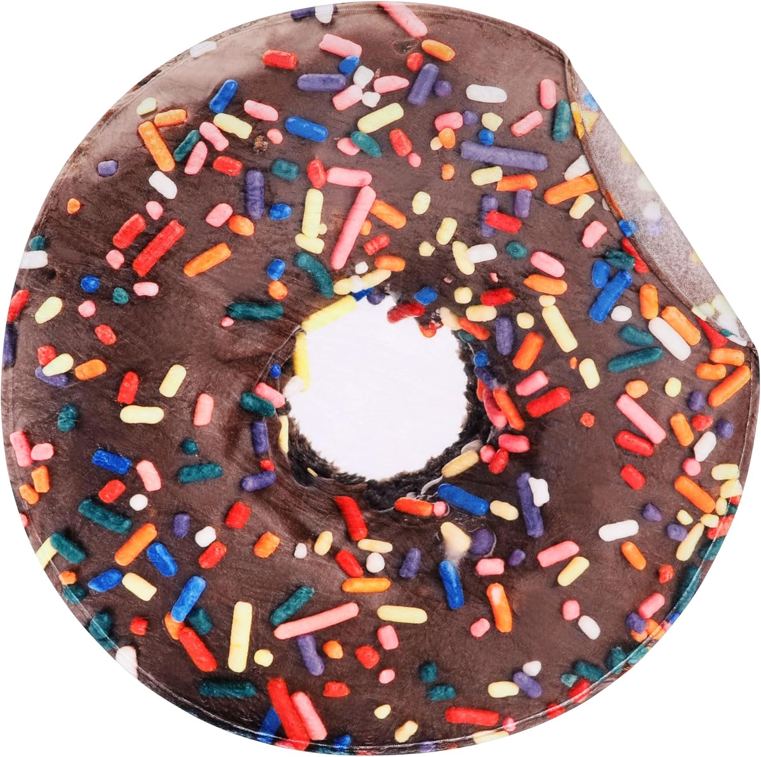 Chocolate Donut Flannel Blanket
