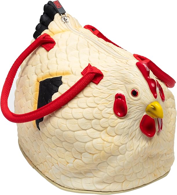 Rubber Hen Chicken Purse