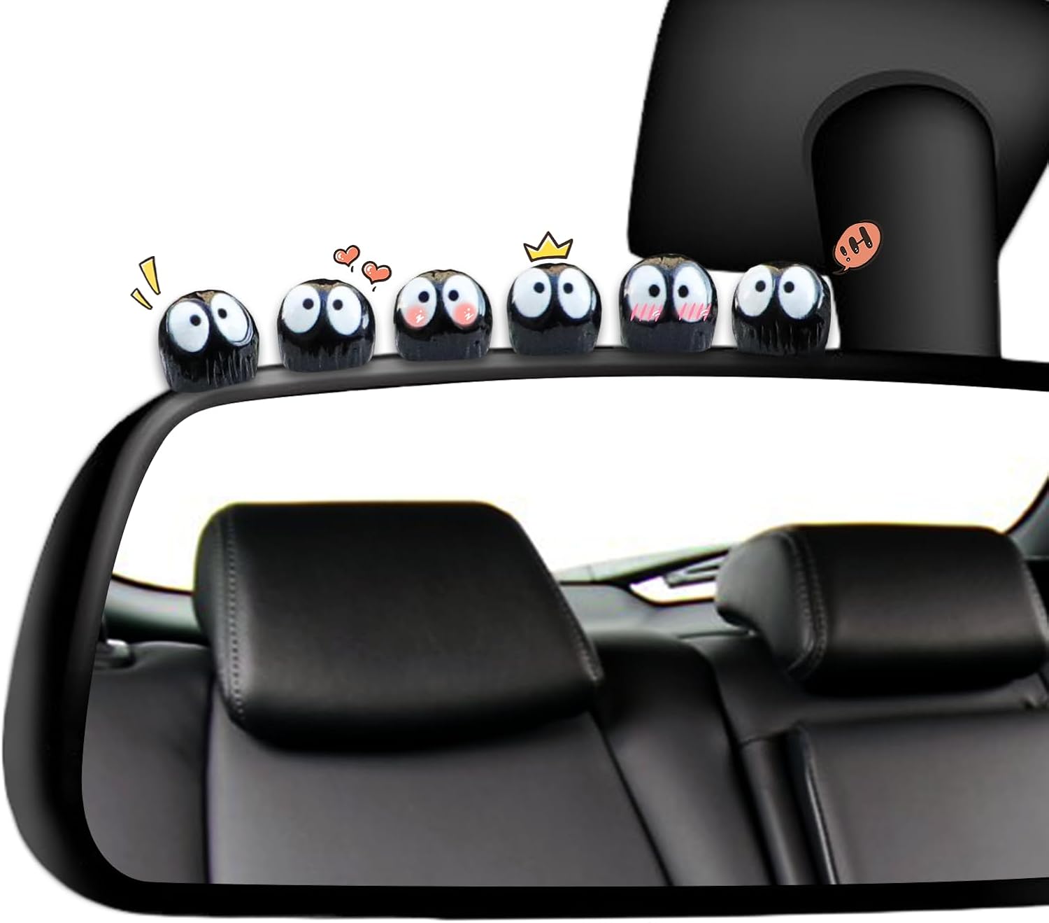 The Adorable Dashboard Friends (aka The “Wait, Are Those Alive?” Decorations)