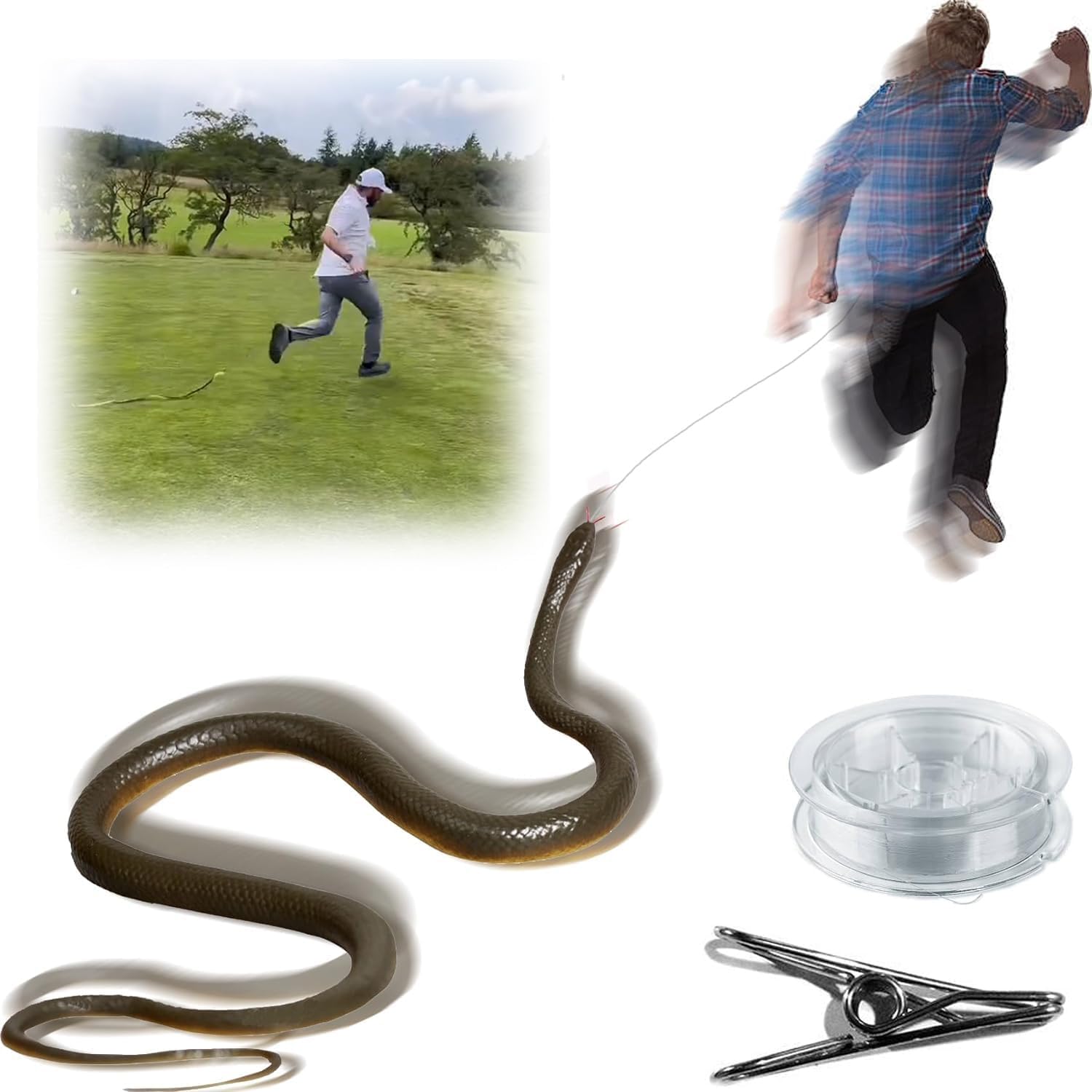 The Sneaky Slithering String Snake (aka The “Why Is Everyone Screaming?” Prank)
