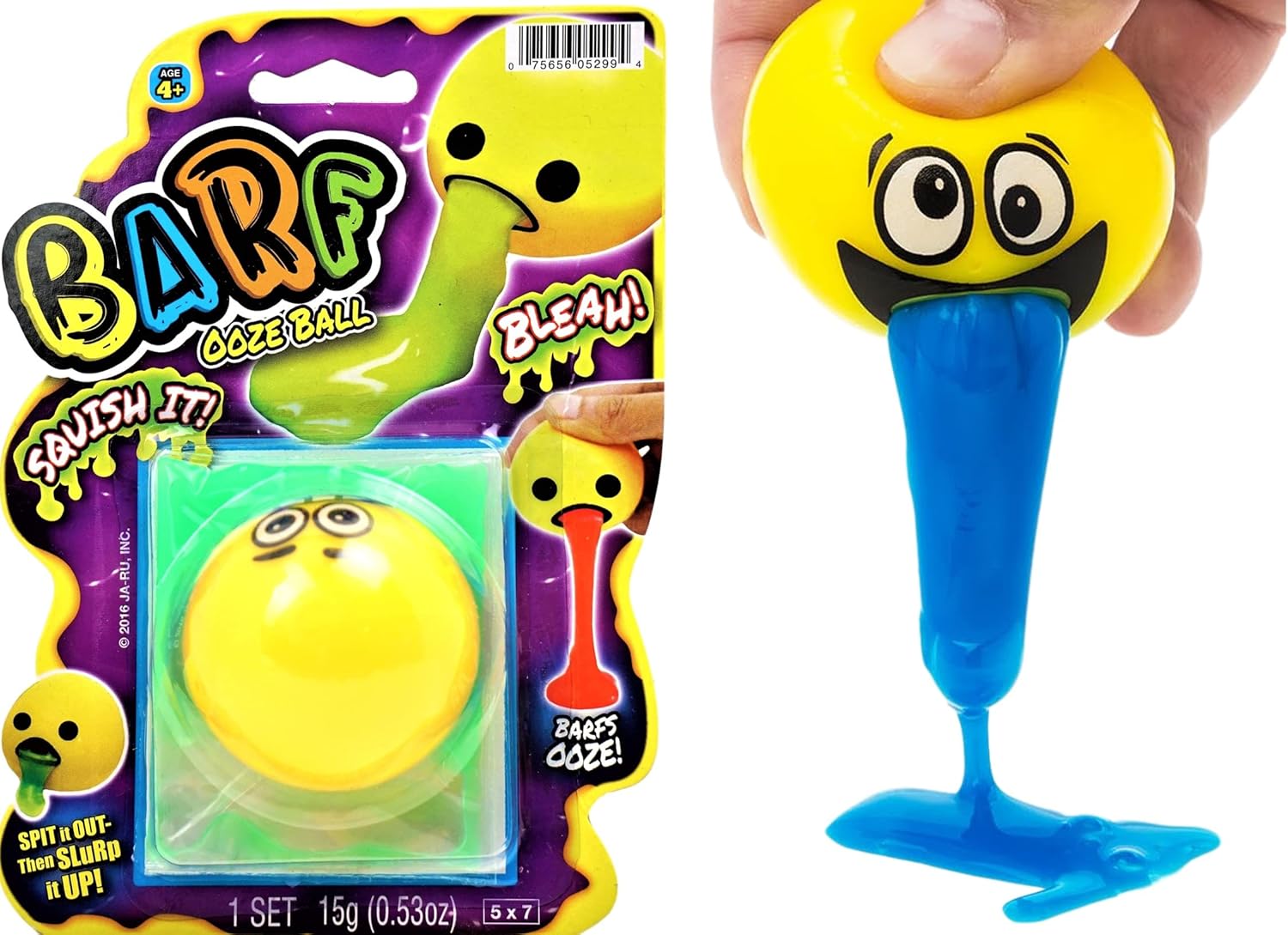 The Stress-Busting Barfball (aka The “Did You Really Just Squeeze That?” Toy)